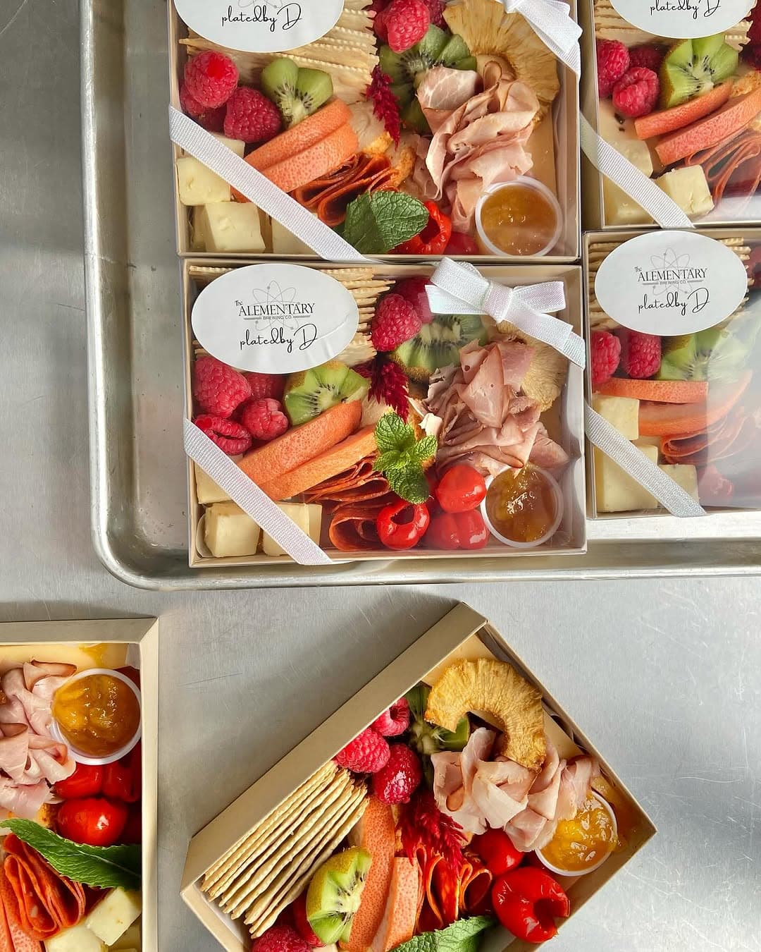 Luxury corporate charcuterie gift sets and premium cheese packages for client appreciation